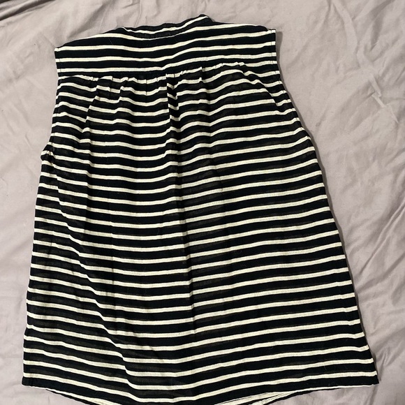 J. Crew sleeveless striped blouse size 6 - Picture 3 of 6